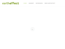 Tablet Screenshot of eartheffect.ch